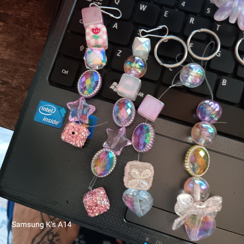Colorful Beaded Keychains - Picture 4 of 5